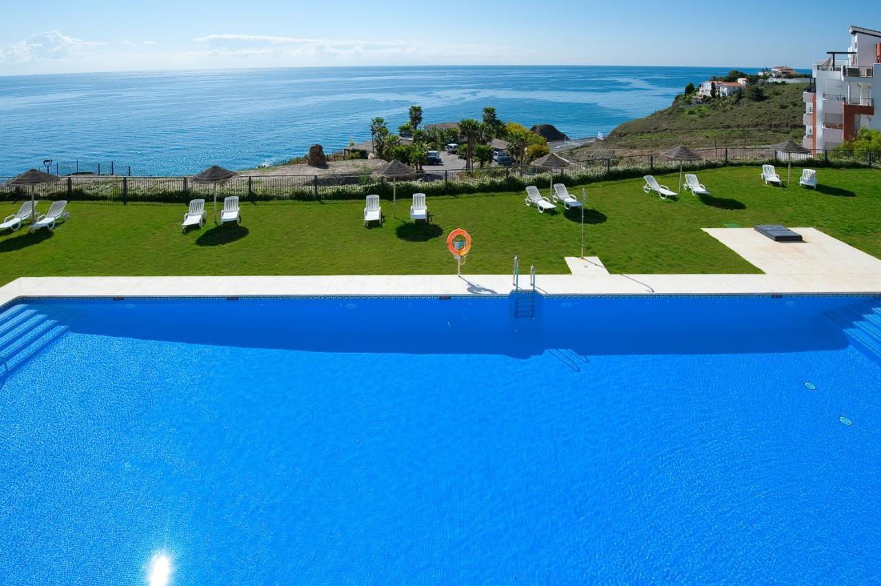 Precioso Apartamento 1 Dormitorio Con Vistas Mar Frontal Torrox Kültér fotó