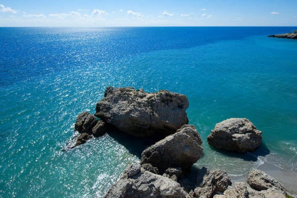 Precioso Apartamento 1 Dormitorio Con Vistas Mar Frontal Torrox Kültér fotó